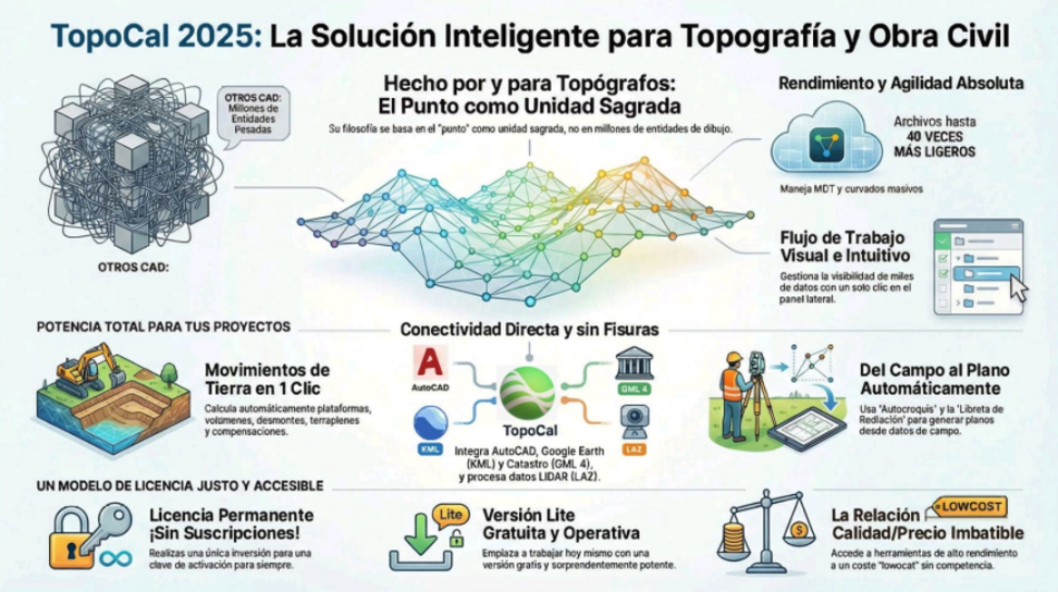TopoCal 2025: La Revolución <Low Cost> de la Topografía Profesional
